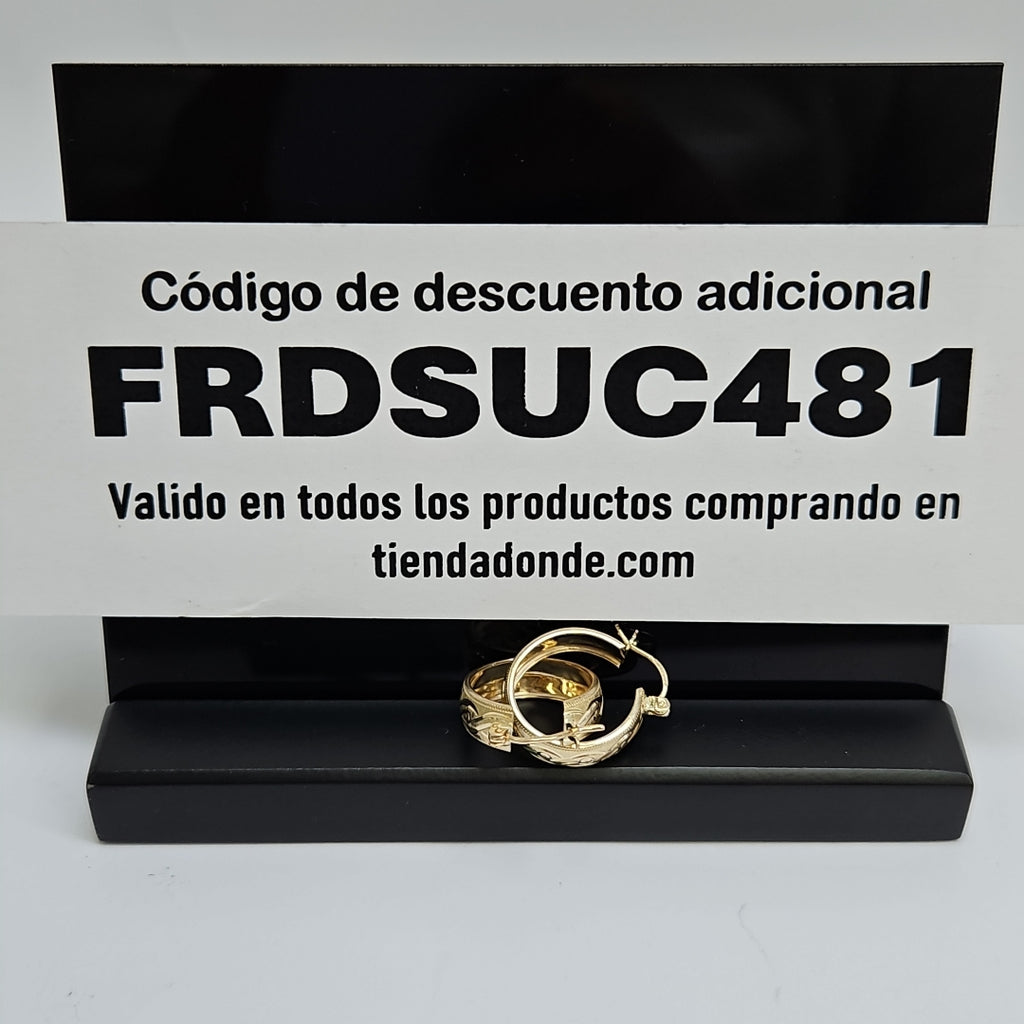 ARETES ARRACADAS ORO 10K 2.7 GR (NUEVO)