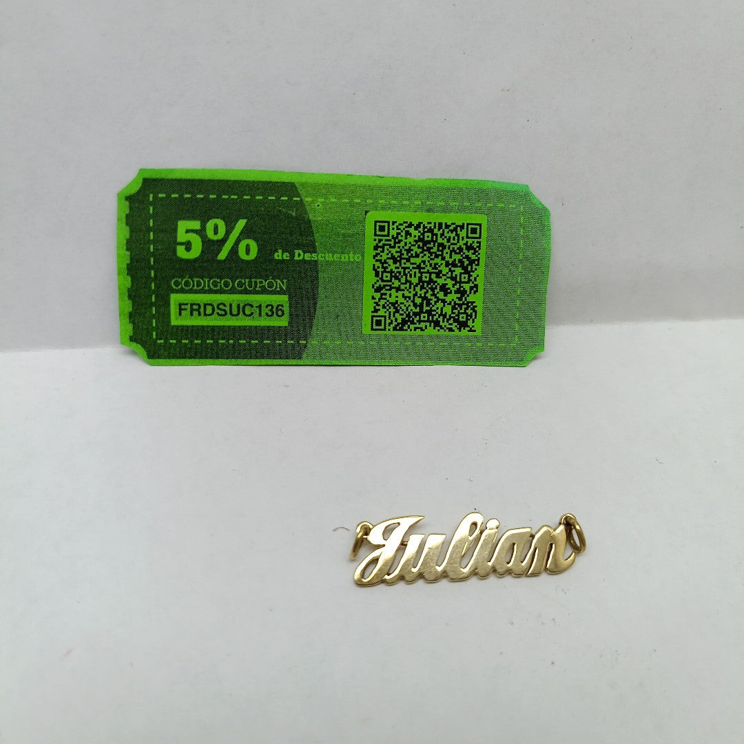 DIJE ORO 14 K 2.5 GRMS (SEMINUEVO)