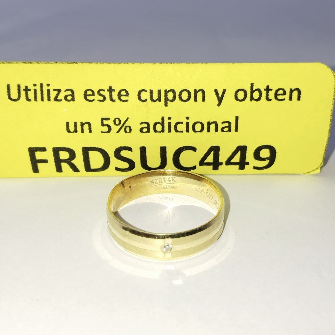ARGOLLA ORO 14 K 5.1 GRMS (SEMINUEVO)