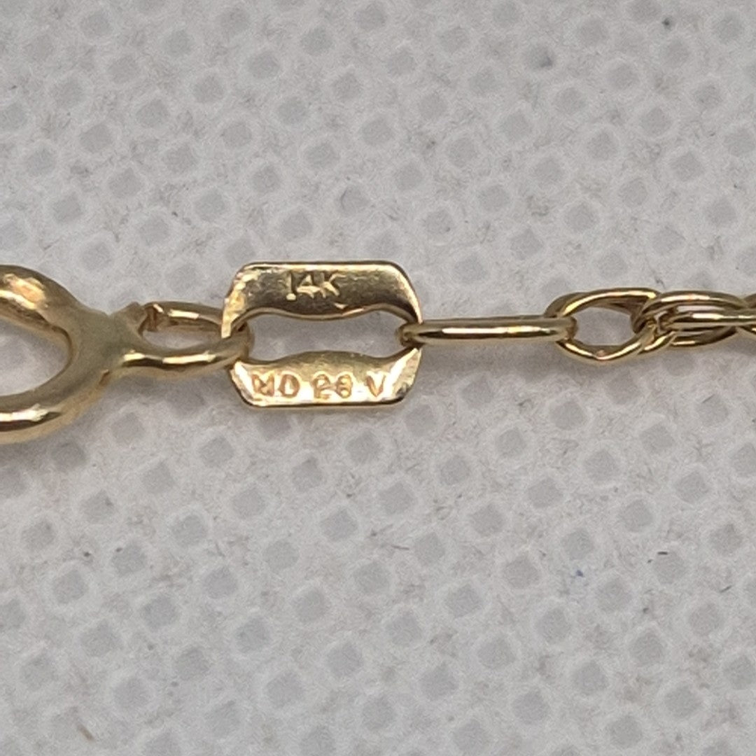CADENA ORO 14 K 3.2 GRMS (SEMINUEVO)