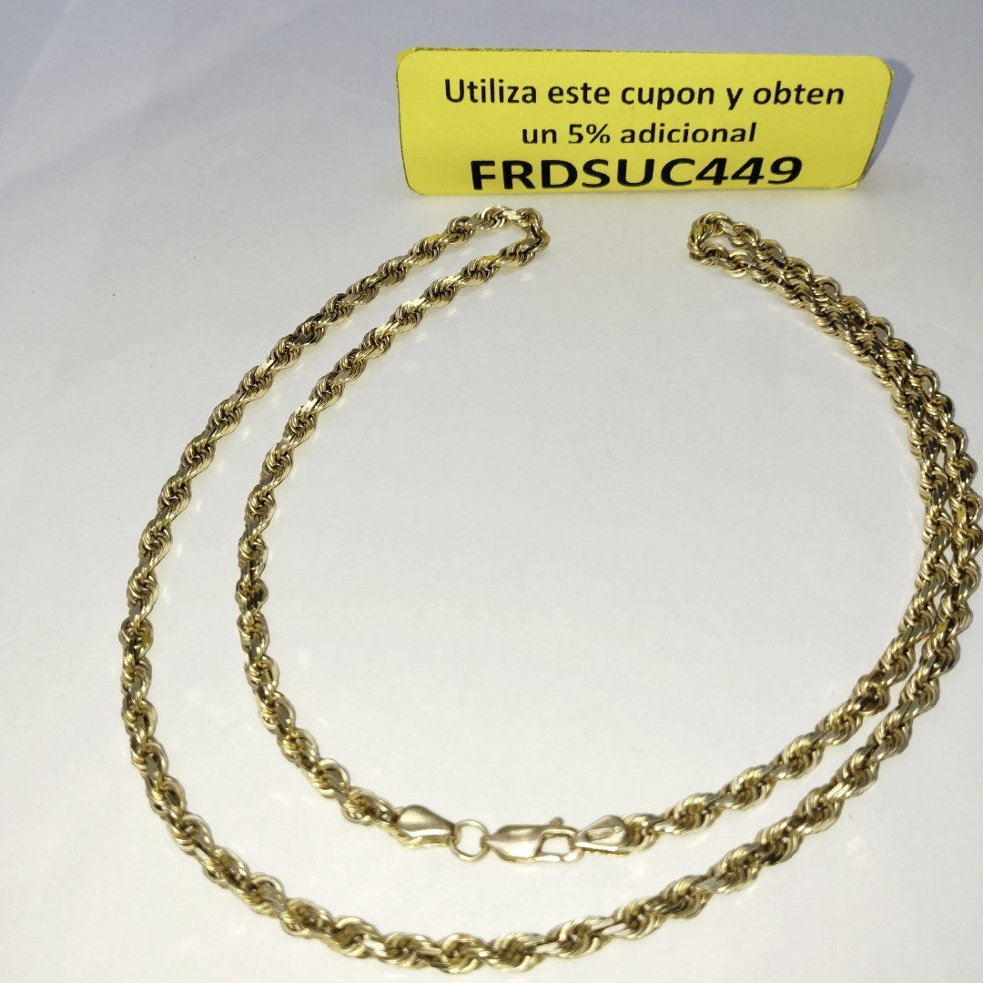 CADENA ORO 10 K 27.6 GRMS (SEMINUEVO)