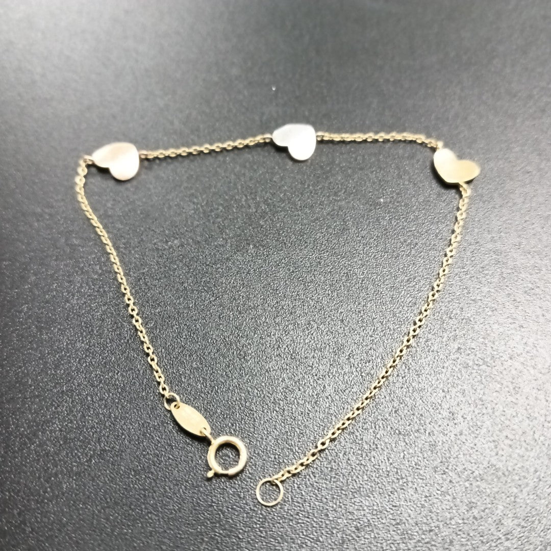 PULSERA ORO, ORO COMBINADO 14 K 1.4 GRMS (SEMINUEVO)