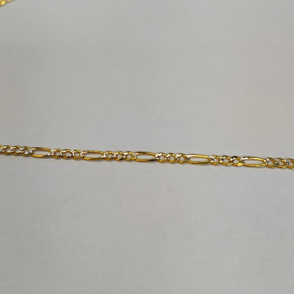 CADENAS 3X1 DIAMANTADA ORO 14K 55 CM 8.5 GR (NUEVO)