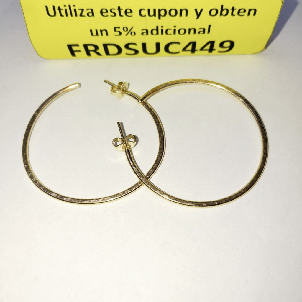 ARRACADAS PAR ORO 14 K 6.4 GRMS (SEMINUEVO)