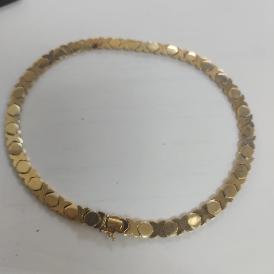 GARGANTILLA ORO COMBINADO 14 K 32,90 GRMS (SEMINUEVO)