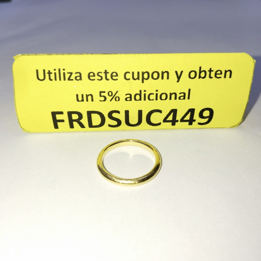 ARGOLLA ORO 18 K 3.1 GRMS (SEMINUEVO)