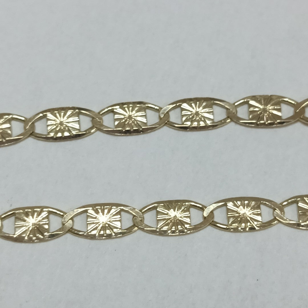 PULSERAS GUCHI ORO 14K 18 CM 2.9 GR (NUEVO)