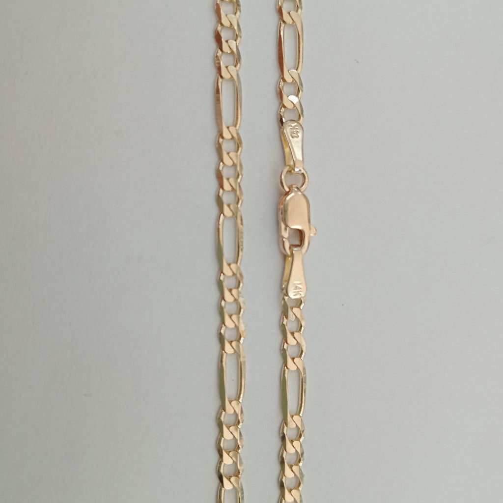 CADENAS 3X1 ORO 14K 60 CM 8 GR (NUEVO)