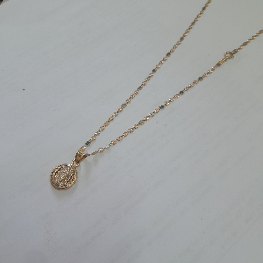 CADENA, DIJE ORO 14 K 2.3 GRMS (SEMINUEVO)