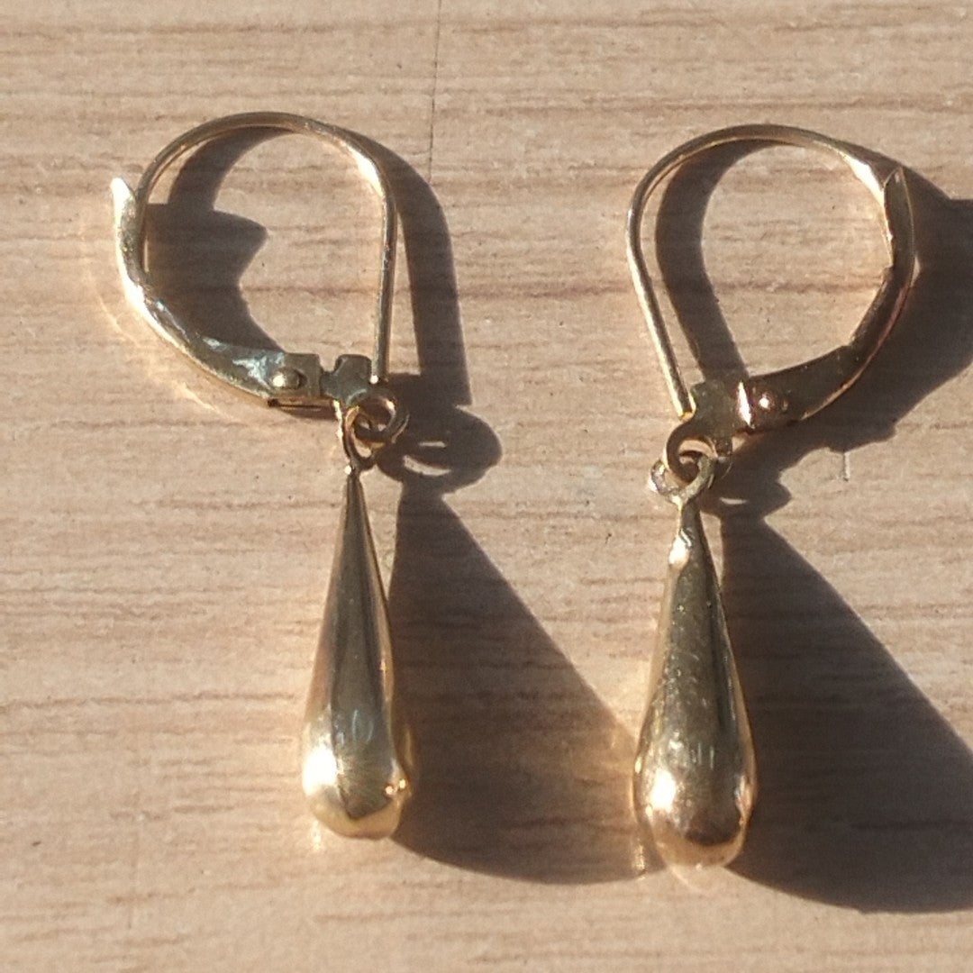 ARETES PAR ORO 14 K 1.1 GRMS (SEMINUEVO)