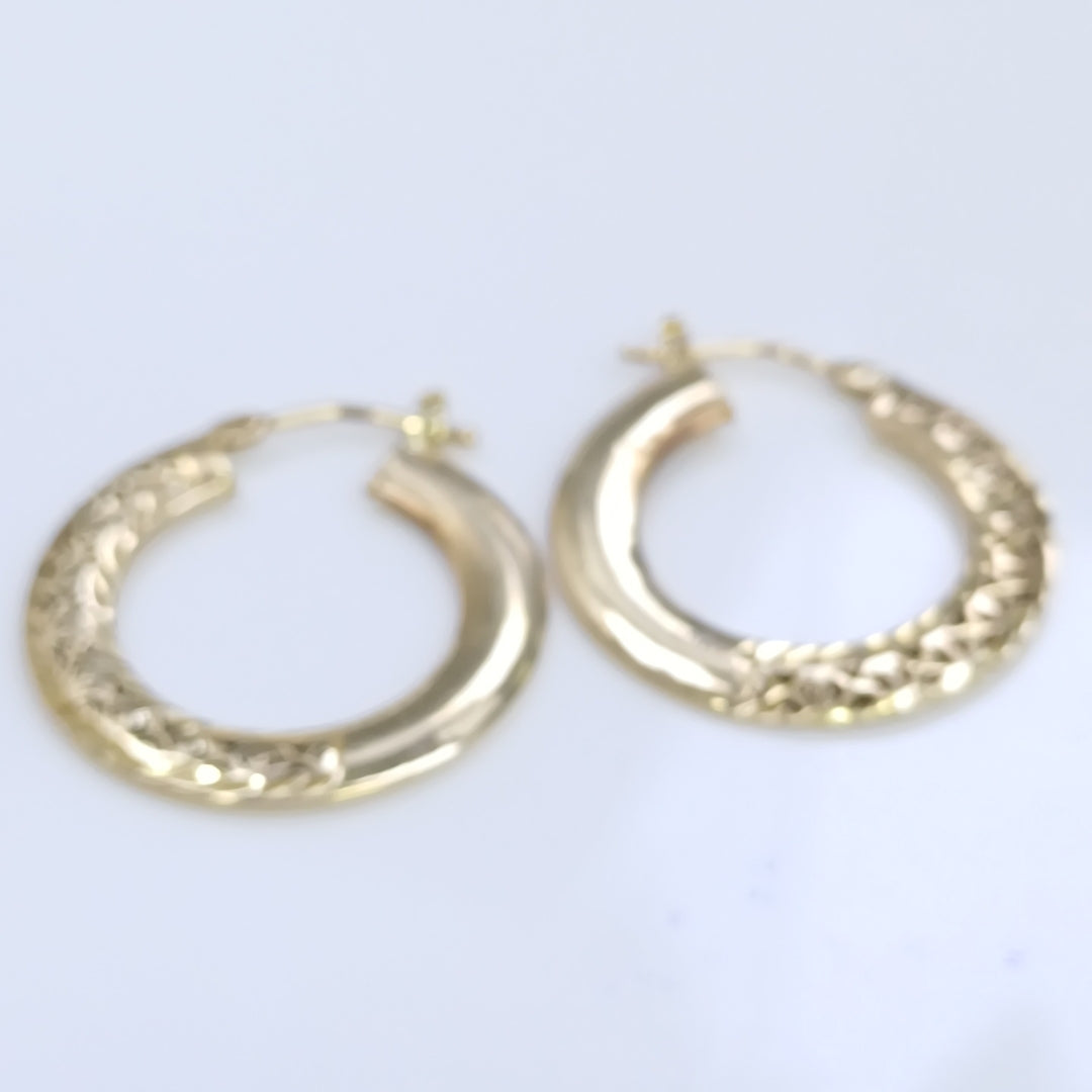ARRACADAS PAR ORO 14 K 2.1 GRMS (SEMINUEVO)
