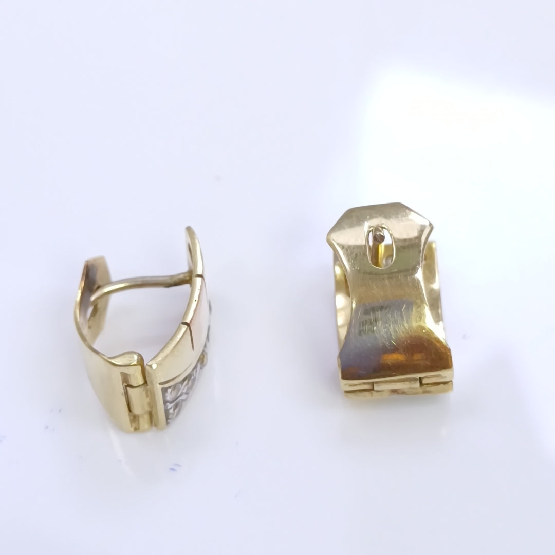 ARETES PAR ORO 14 K 4.8 GRMS (SEMINUEVO)
