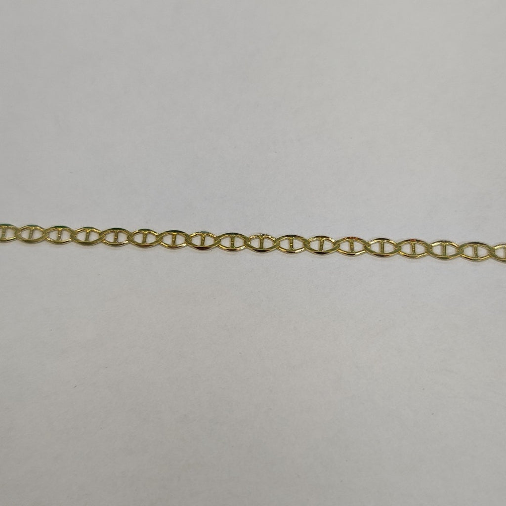 CADENAS TEJIDO GUCHI ORO 10K 55 CM 3.9 GR (NUEVO)