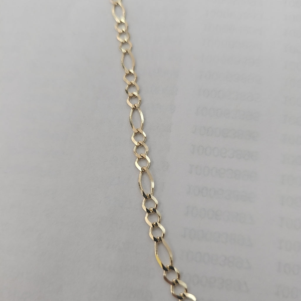 CADENAS TEJIDO 3X1 ORO 10K 50 CM 6.3 GR (NUEVO)