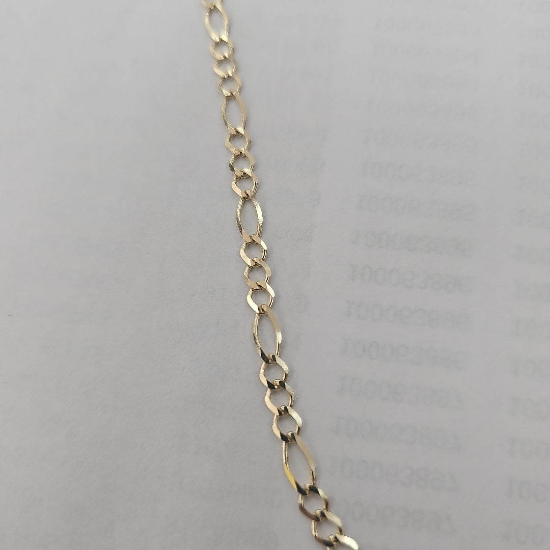CADENAS TEJIDO 3X1 ORO 10K 50 CM 6.3 GR (NUEVO)