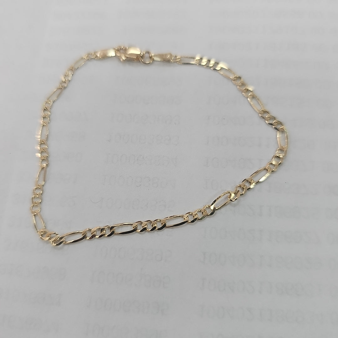 PULSERAS 3X1 ORO 14K 18 CM 1.8 GR (NUEVO)