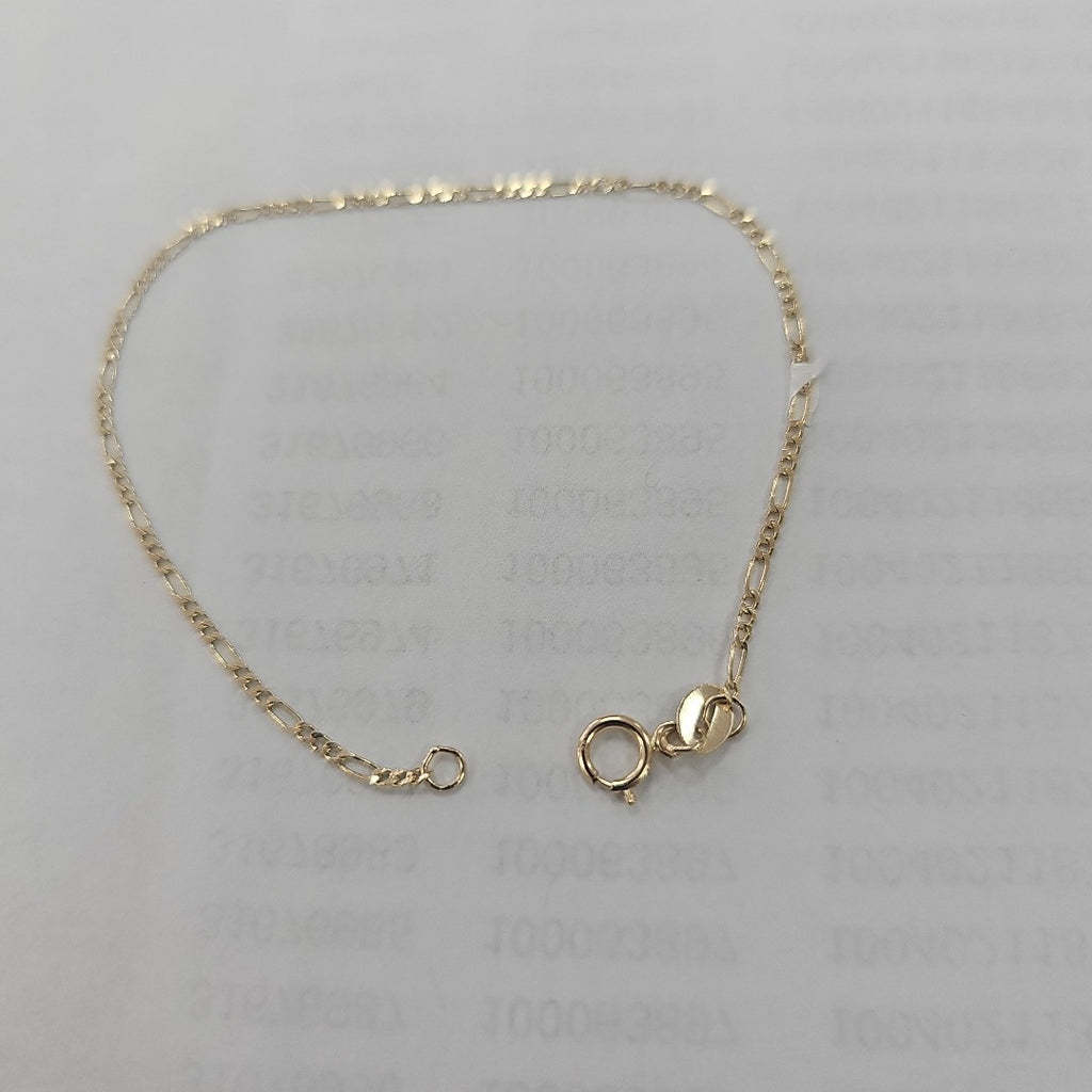 PULSERAS TEJIDO 3X1 ORO 14K 16 CM 0.9 GR (NUEVO)
