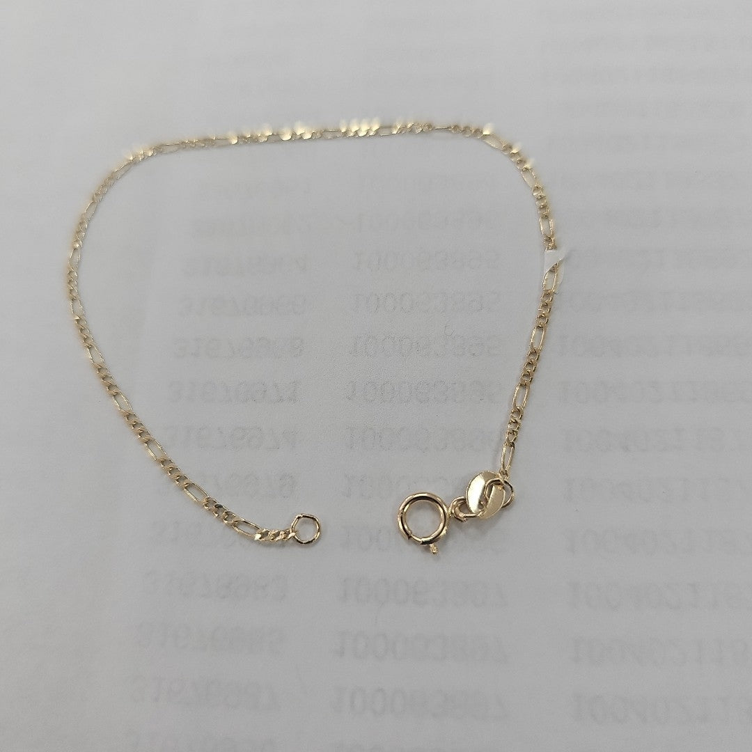 PULSERAS TEJIDO 3X1 ORO 14K 16 CM 0.9 GR (NUEVO)