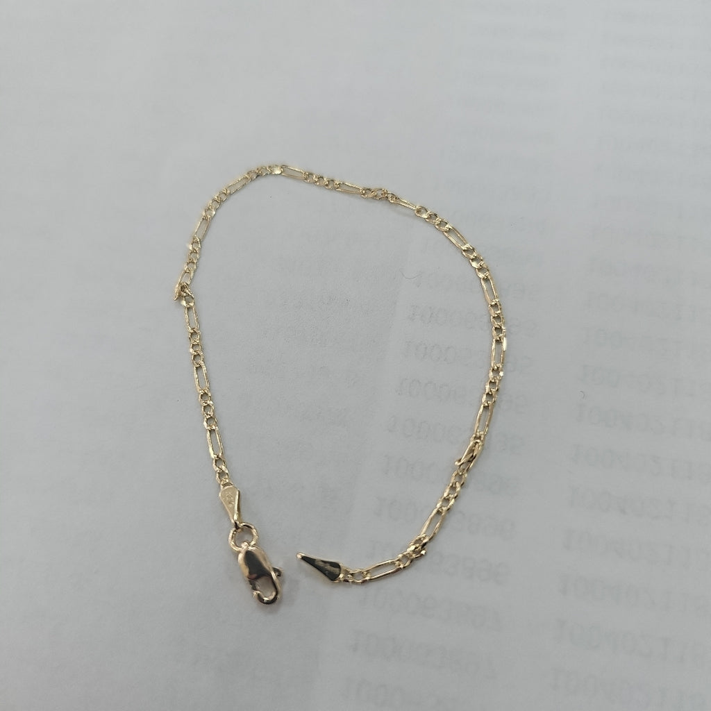 PULSERAS 3X1 ORO 14K 18 CM 1.5 GR (NUEVO)