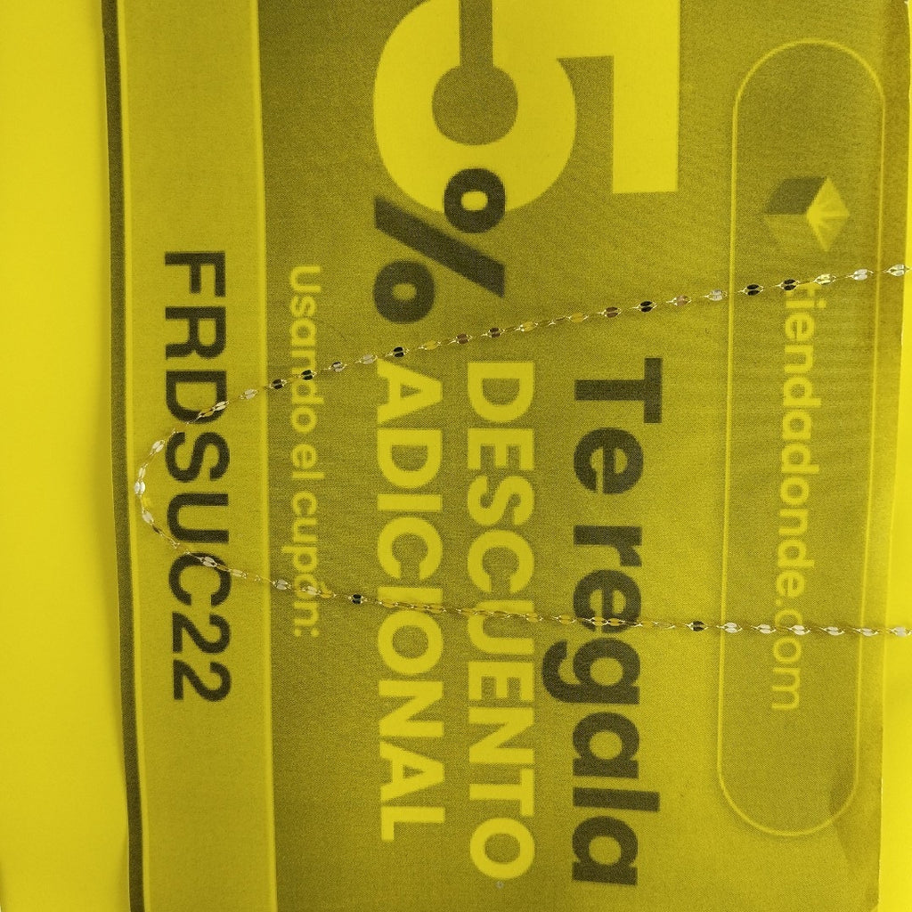 CADENAS TEJIDO ESPECIAL ORO 10K 50 CM 1 GR (NUEVO)