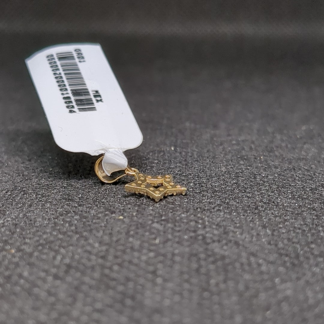DIJES ESTRELLA C/CIRCONIAS ORO 10K 0.5 GR (NUEVO)