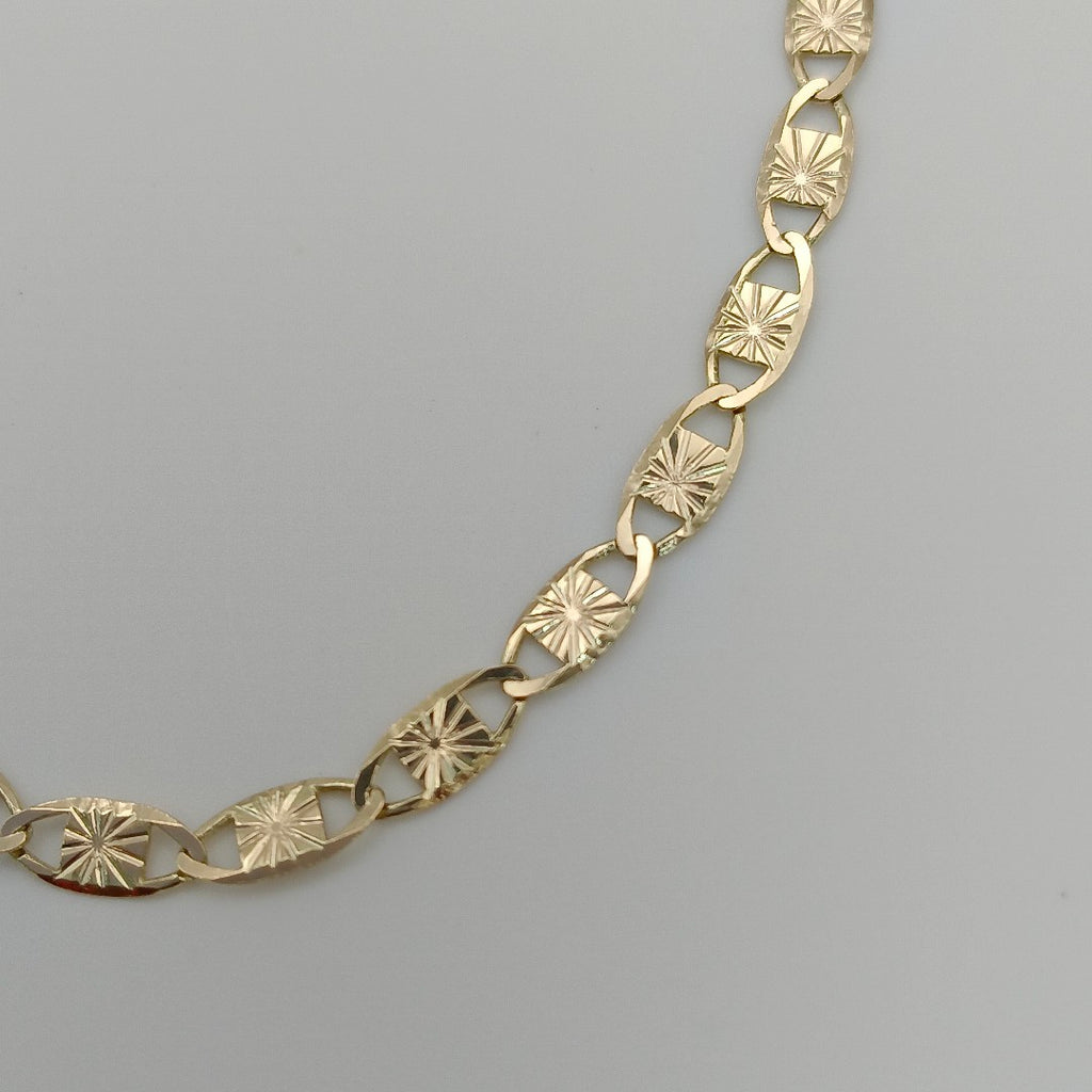 PULSERAS GUCHI ORO 14K 18 CM 2.9 GR (NUEVO)