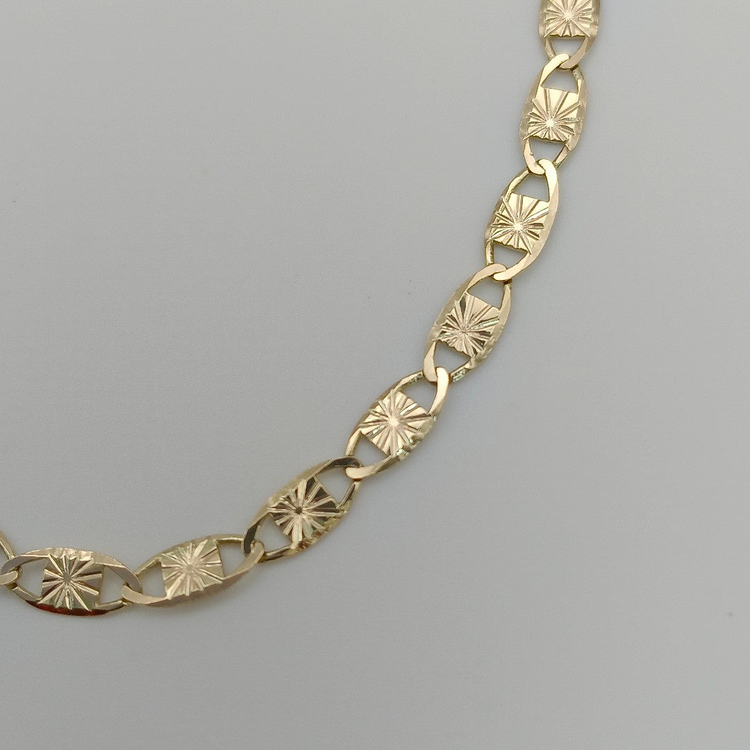 PULSERAS GUCHI ORO 14K 18 CM 2.9 GR (NUEVO)