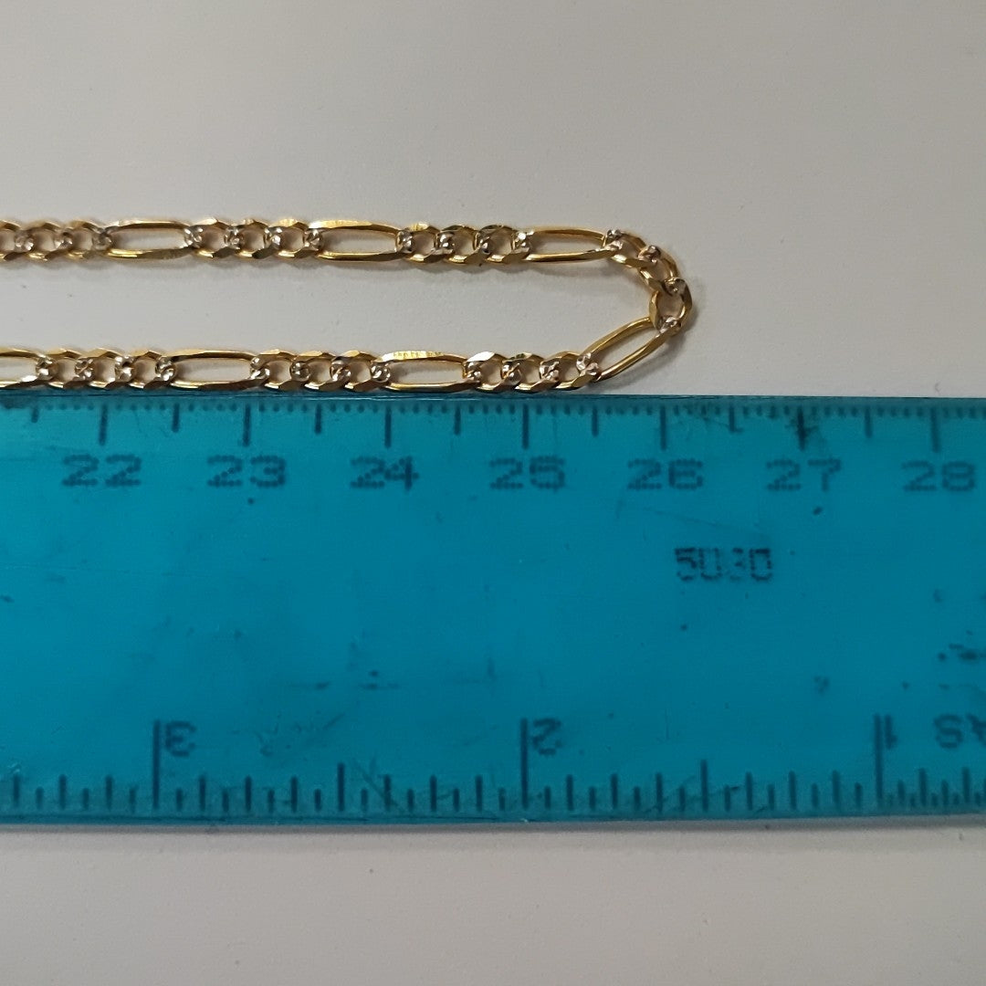 CADENAS 3X1 DIAMANTADA ORO 14K 55 CM 8.5 GR (NUEVO)