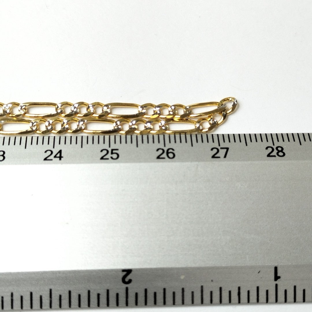 CADENAS 3X1 DIAMANTADA ORO 14K 55 CM 8.4 GR (NUEVO)