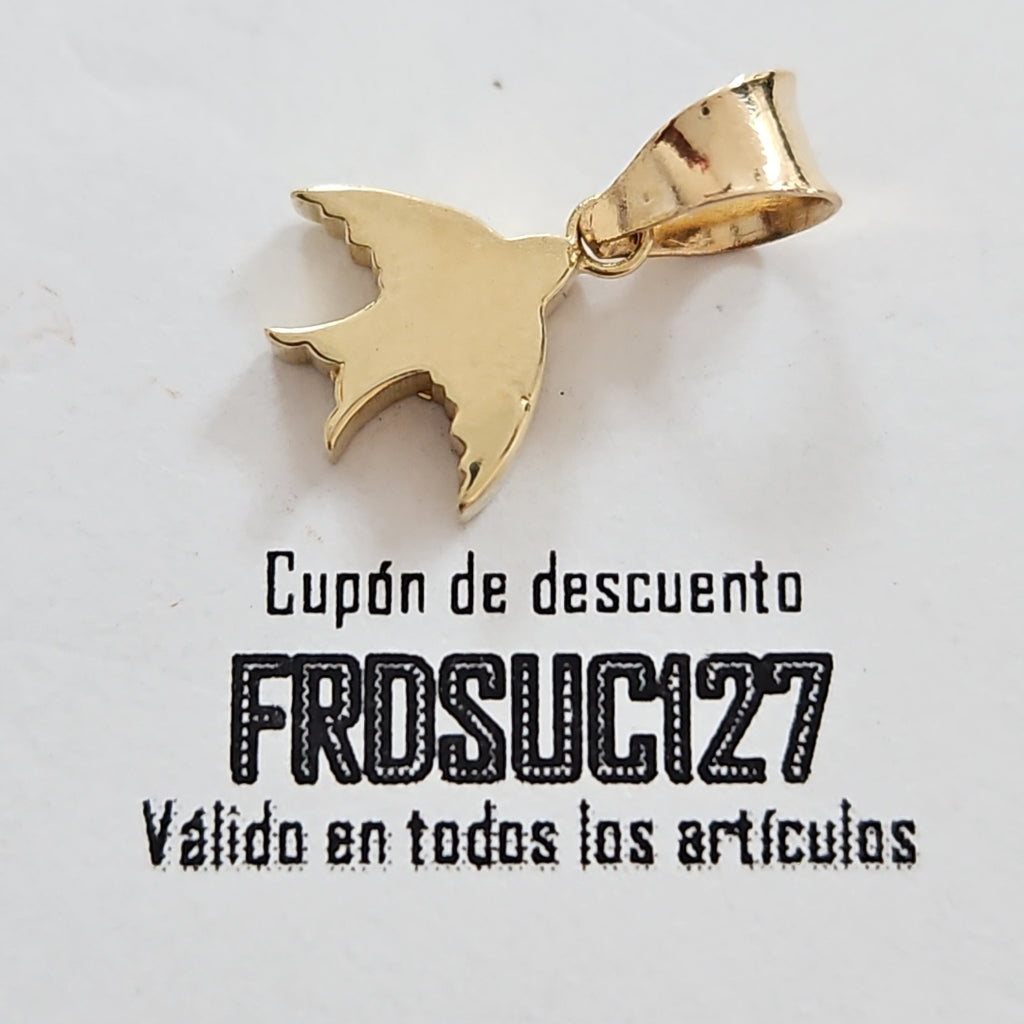 DIJES FIG AVE ORO 10K 0.5 GR (NUEVO)