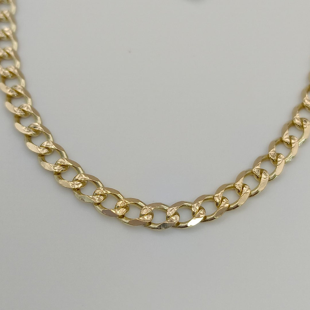 PULSERAS BARBADA ORO 14K 21 CM 5.3 GR (NUEVO)