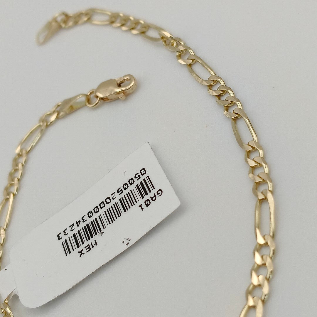 PULSERAS 3X1 ORO 14K 21 CM 3.3 GR (NUEVO)