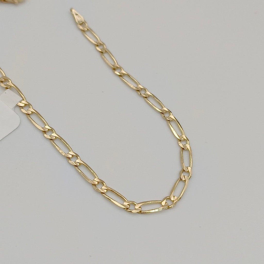 PULSERAS 1X1 ORO 14K 18 CM 2.7 GR (NUEVO)