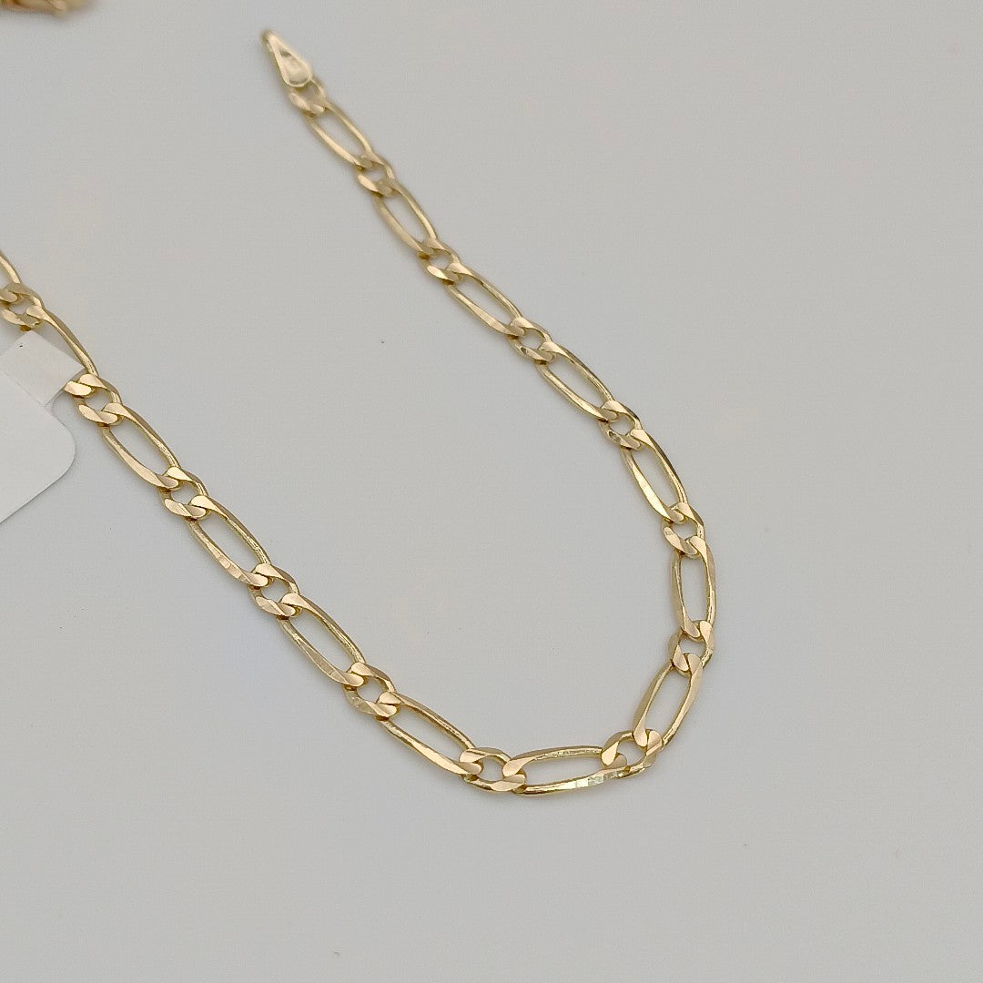 PULSERAS 1X1 ORO 14K 18 CM 2.7 GR (NUEVO)