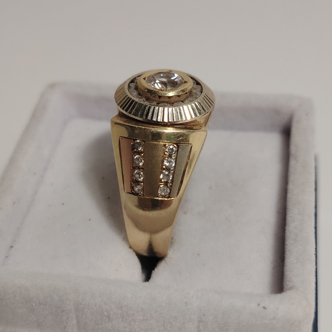 ANILLO ORO 14 K 12 GRMS (SEMINUEVO)