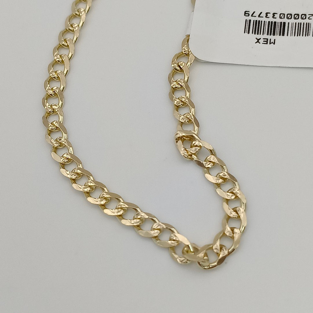 PULSERAS BARBADA ORO 14K 18 CM 4.5 GR (NUEVO)