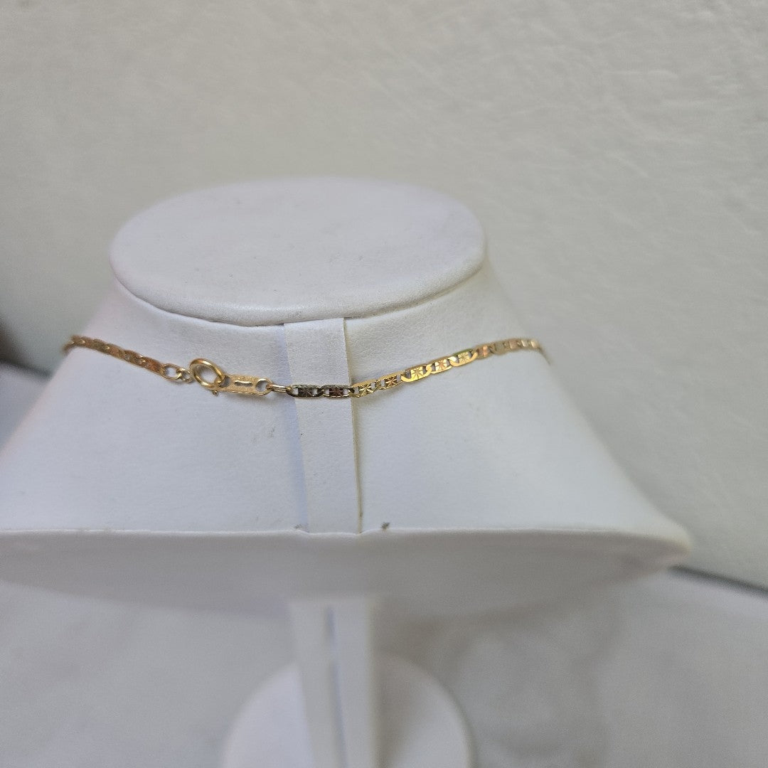CADENA ORO COMBINADO 14 K 3.5 GRMS (SEMINUEVO)