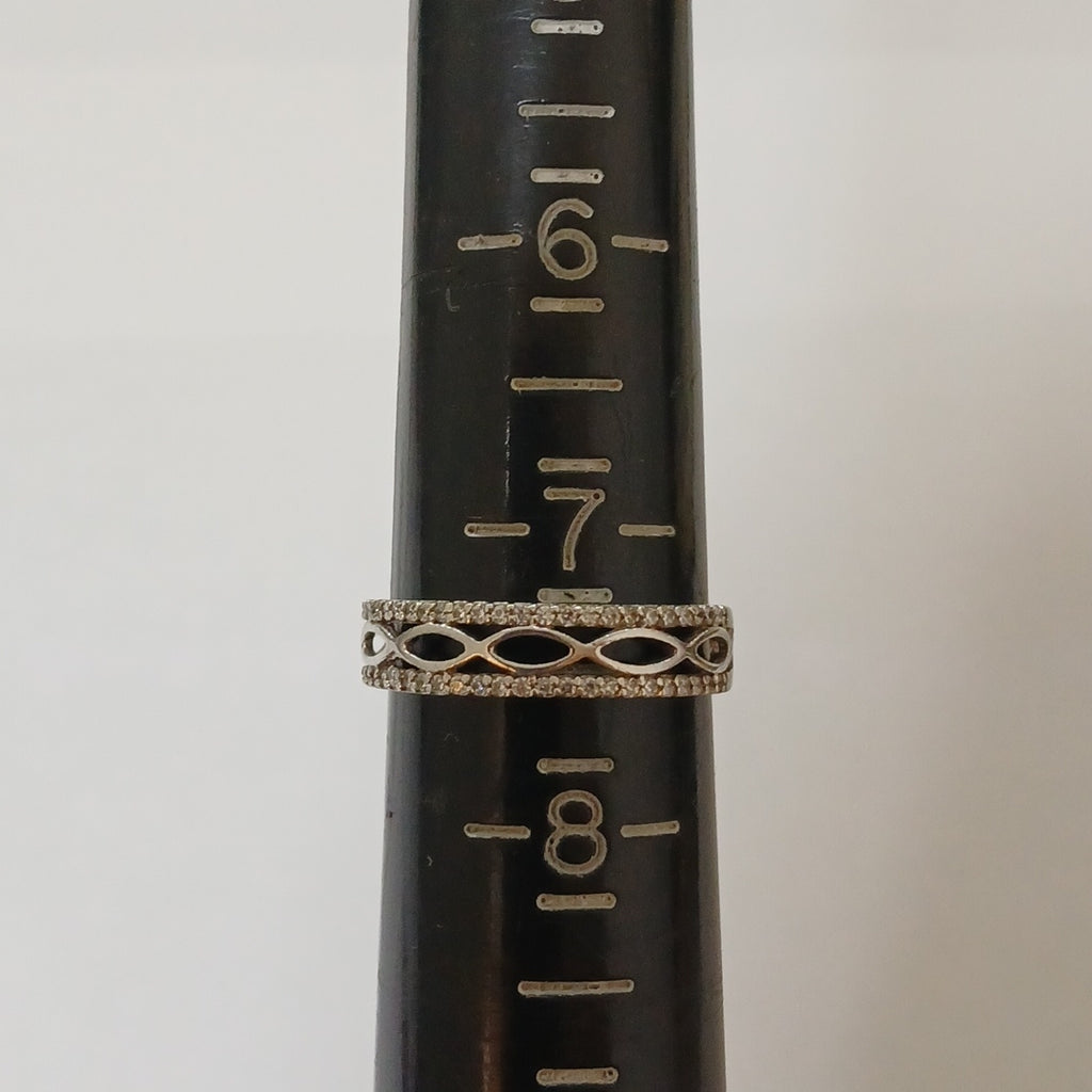 ANILLITO ORO BLANCO 14 K 2,40 GRMS (SEMINUEVO)