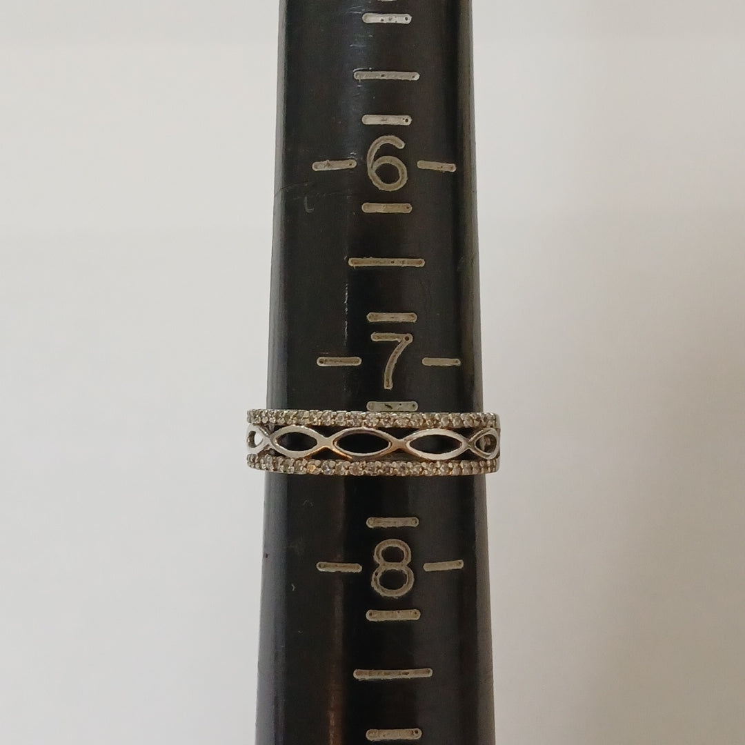 ANILLITO ORO BLANCO 14 K 2,40 GRMS (SEMINUEVO)