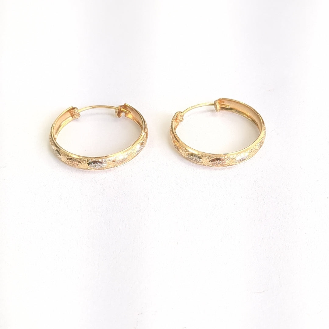 ARRACADAS PAR ORO 14 K 4,10 GRMS (SEMINUEVO)