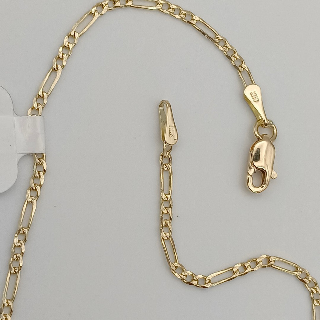 PULSERA 3X1 ORO 14K 21 CM 1.7 GR (NUEVO)