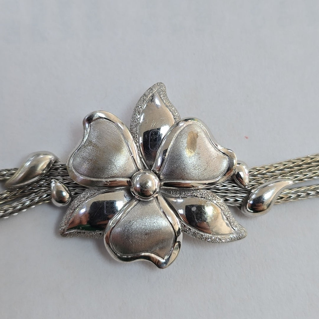 PULSERA ORO BLANCO 14 K 12.4 GRMS (SEMINUEVO)