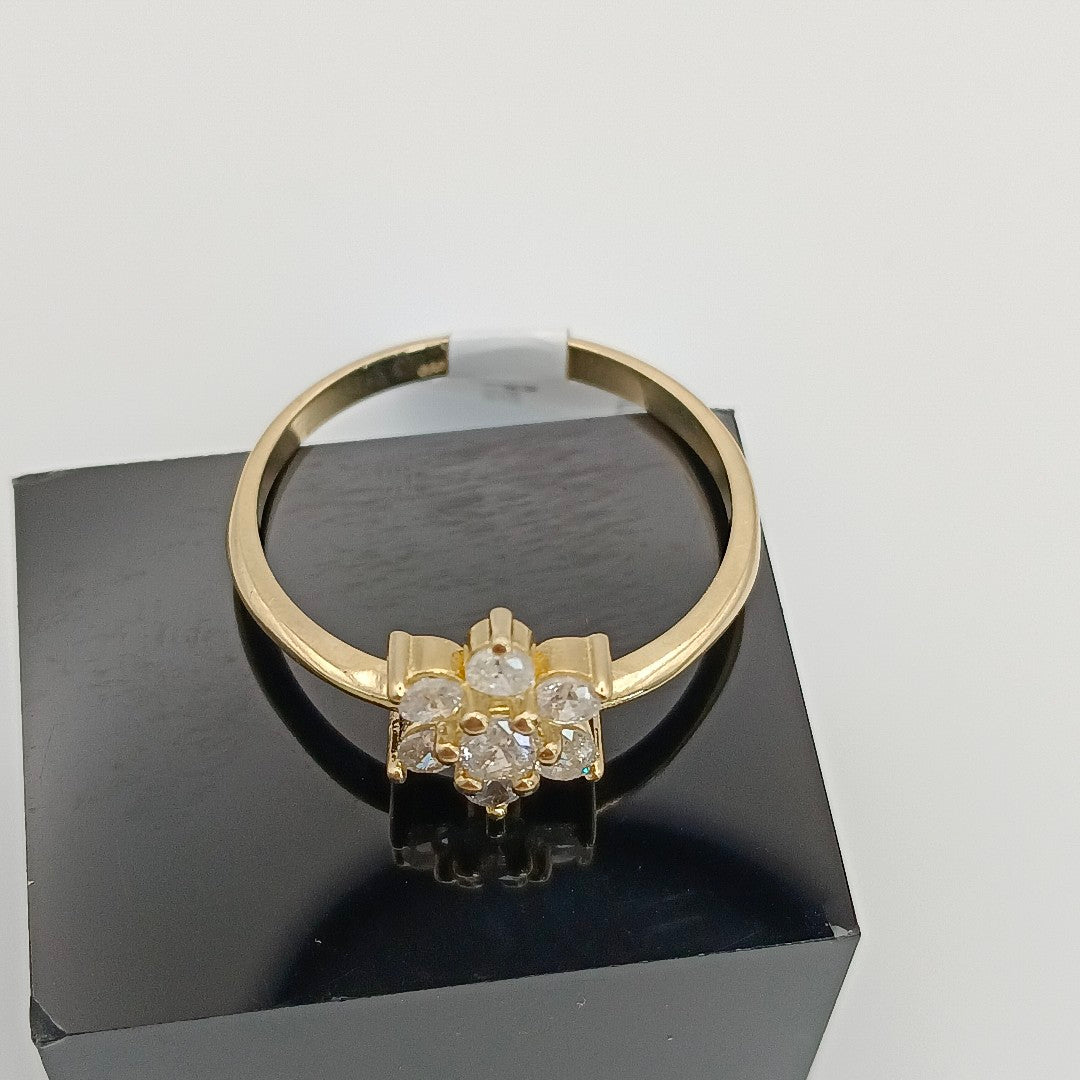 ANILLOS C/CIRCONIA ORO 10K TALLA 9 2 GR (NUEVO)