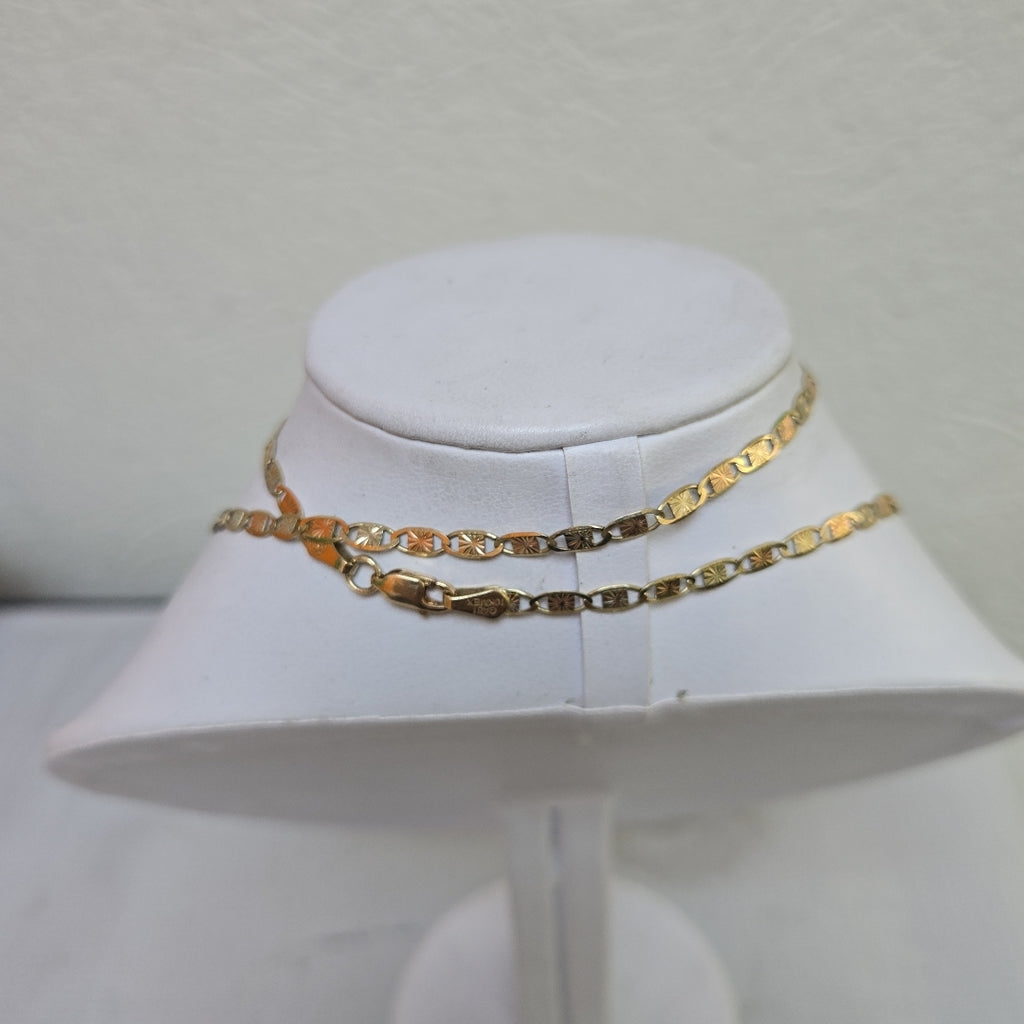 CADENA ORO COMBINADO 10 K 6,50 GRMS (SEMINUEVO)