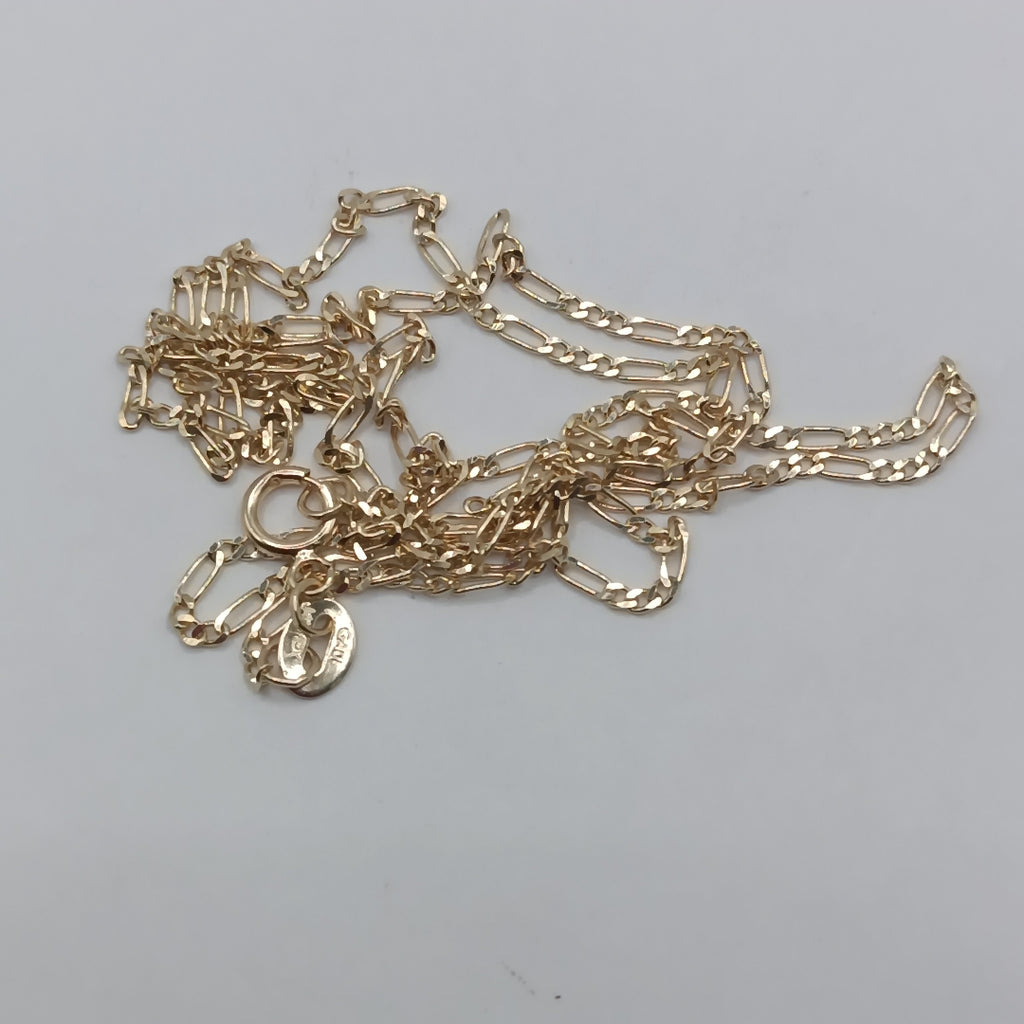 CADENAS TEJIDO 3X1 ORO 14K 55 CM 2.4 GR (NUEVO)