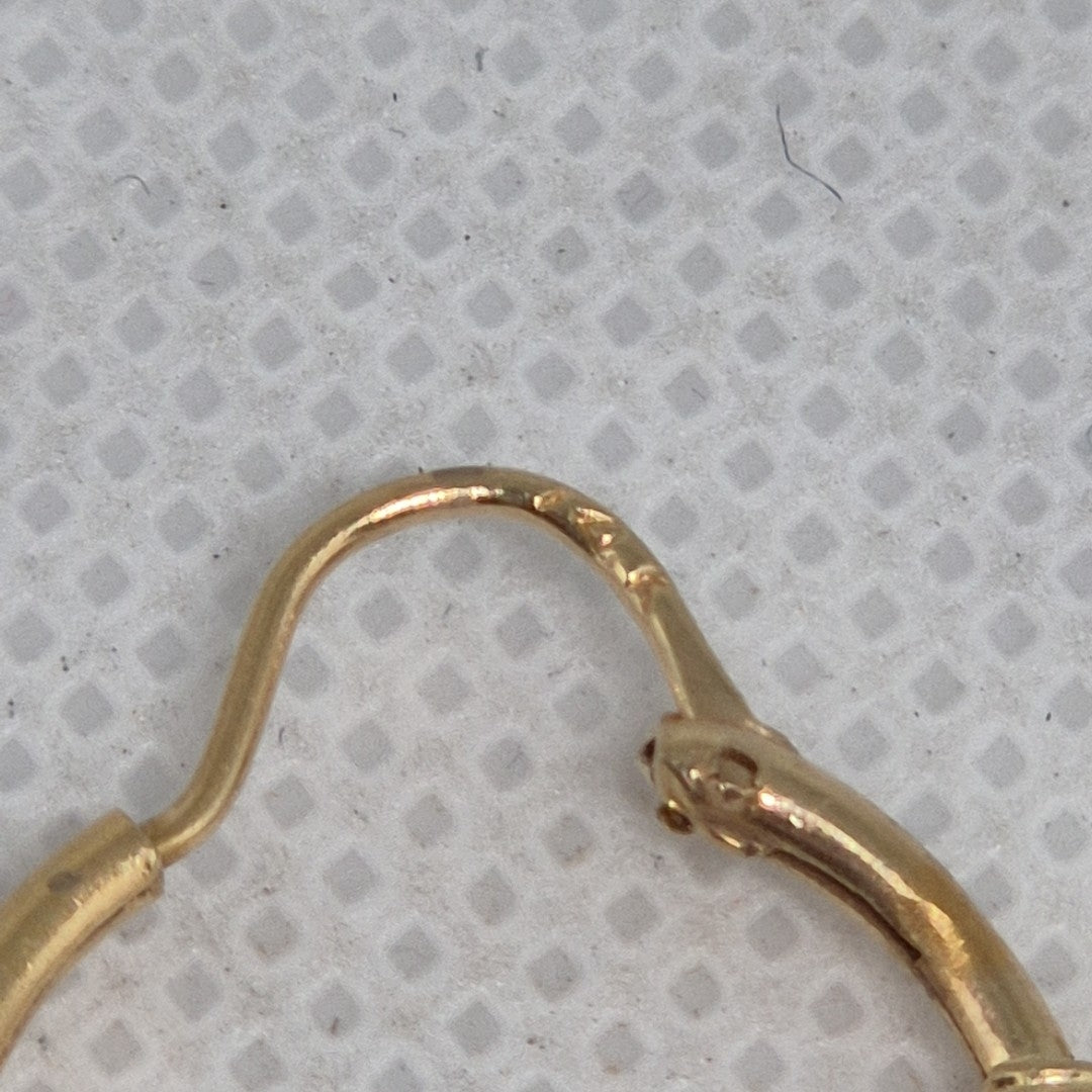 ARRACADAS PAR ORO 10 K 1,80 GRMS (SEMINUEVO)