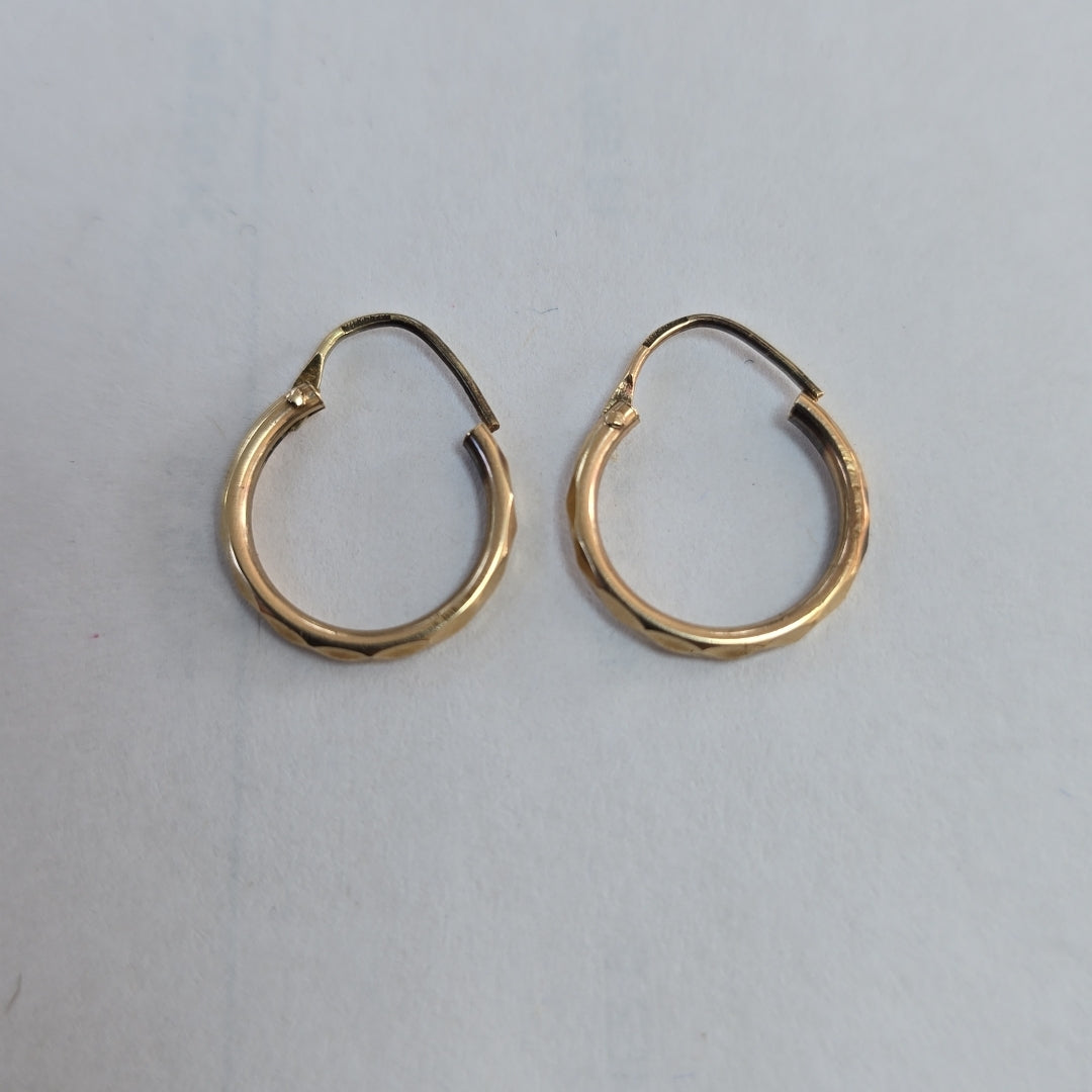 ARRACADAS PAR ORO 10 K 0.8 GRMS (SEMINUEVO)