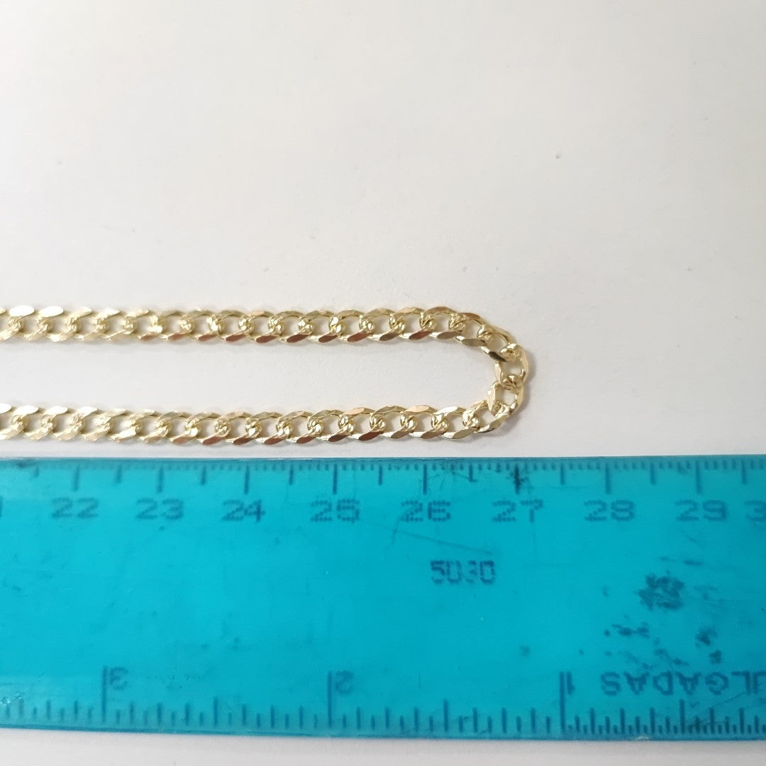 CADENAS BARBADA ORO 14K 55 CM 13.1 GR (NUEVO)