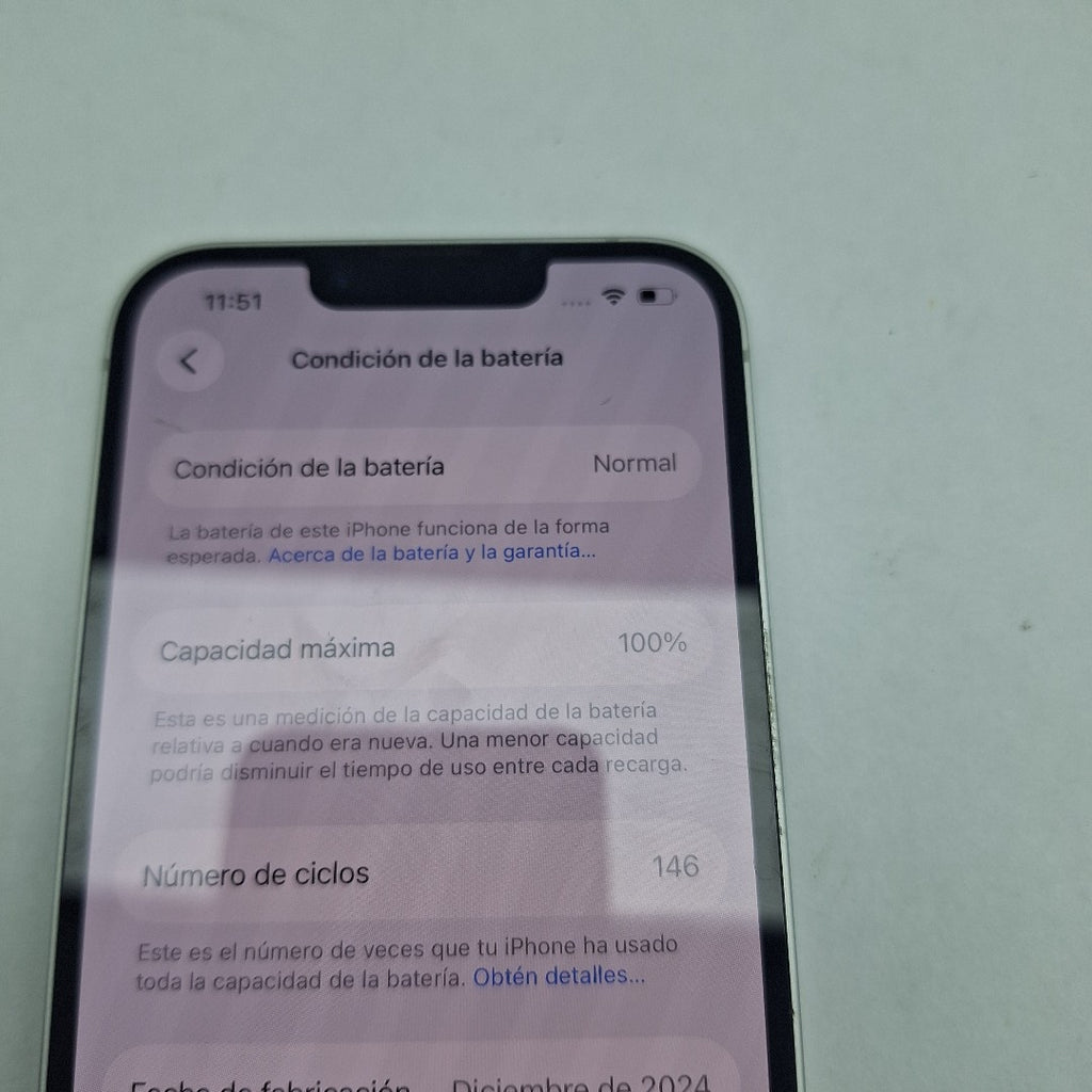 CELULAR APPLE IPHONE 16E A3408 (2025) 256 GB 8 GB RAM (SEMINUEVO)