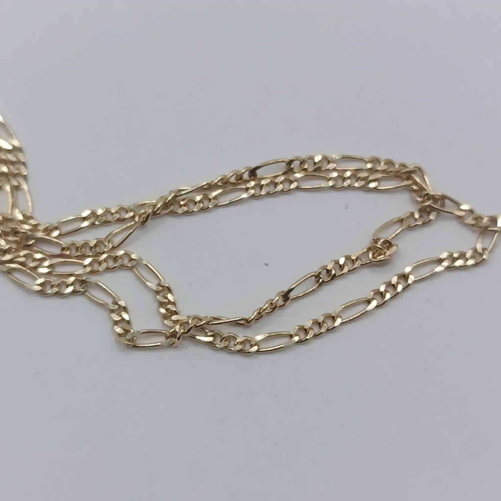CADENAS TEJIDO 3X1 ORO 14K 55 CM 2.7 GR (NUEVO)